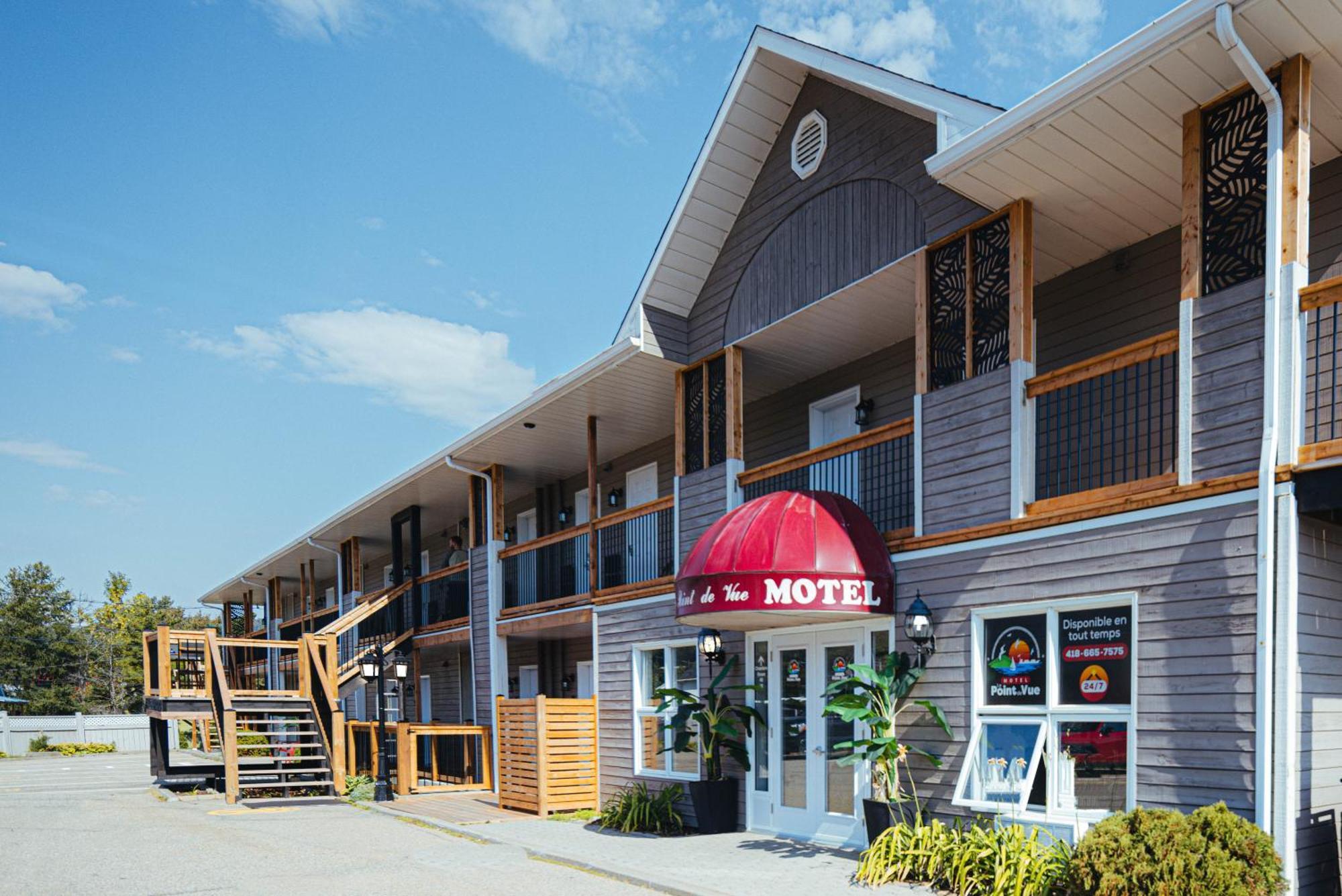 Motel Le Point De Vue La Malbaie Exteriér fotografie
